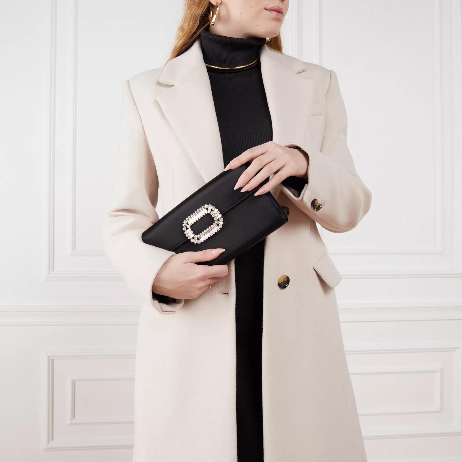 Roger Vivier Bucket bags Envelope Flap Choc Buckle in zwart