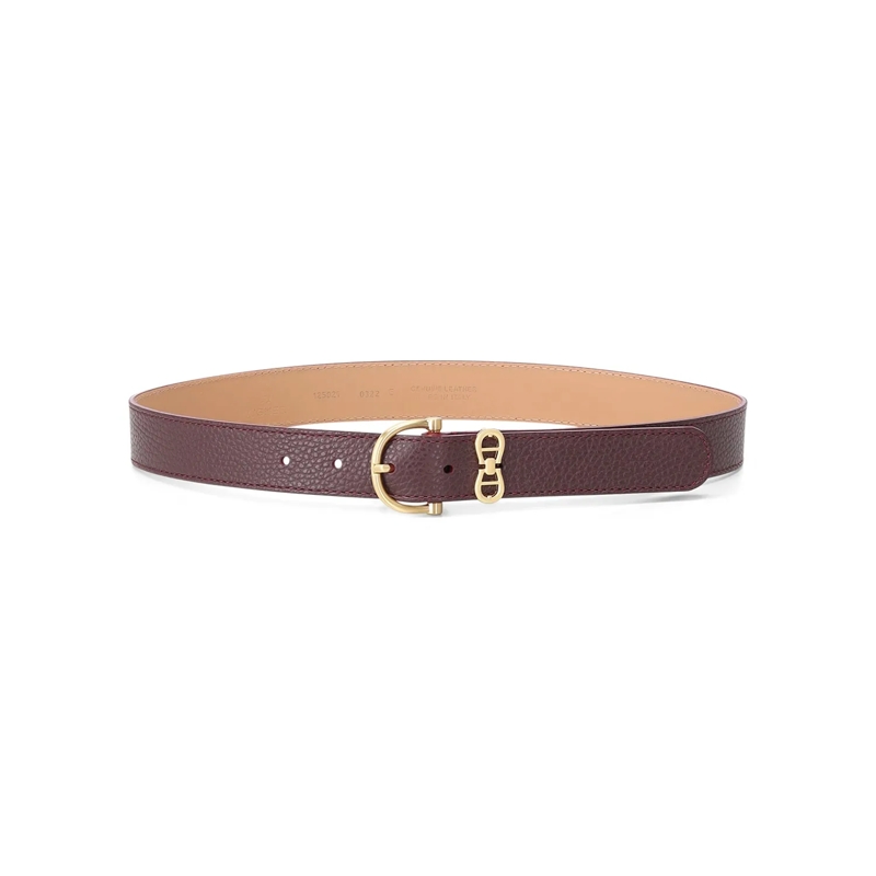 AIGNER Ceinture en cuir Gürtel aus Leder rot
