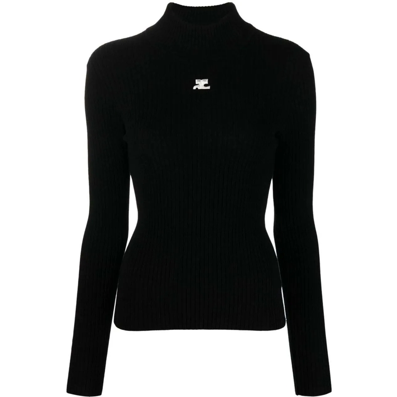 Courrèges  Sweaters Black schwarz