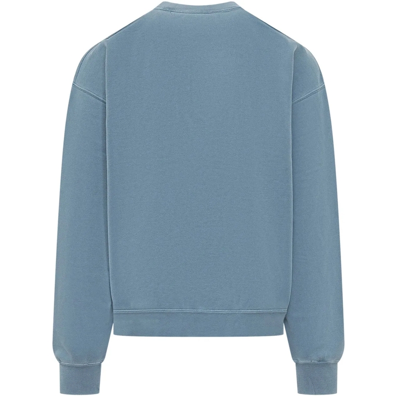Dsquared2  Felpa Girocollo Corta e Ampia con Stampa Grafica blau(Image 2)