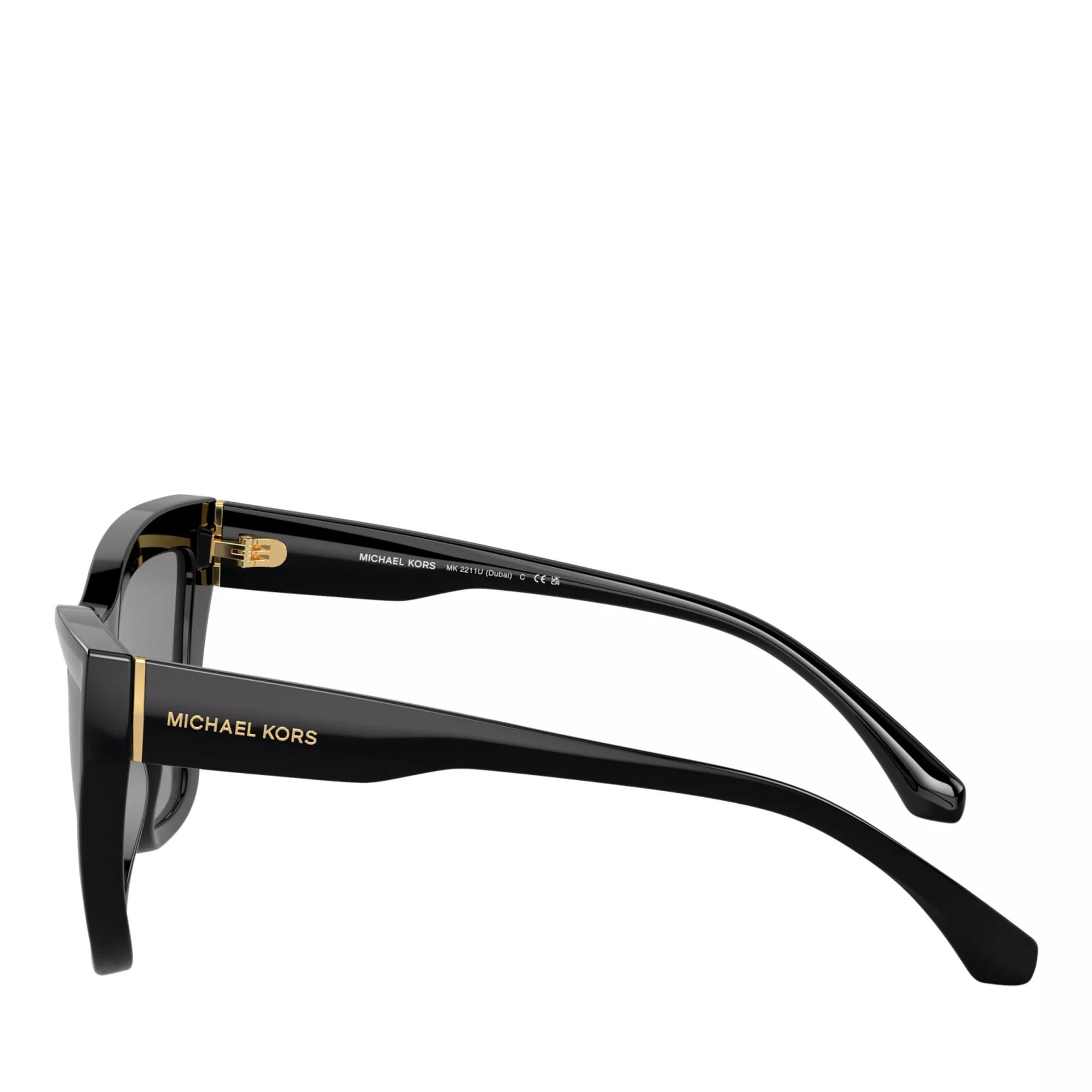 サングラス Michael Kors Woman Sunglasses Black 0MK2211U 30053F Michael Kors Dubai MK2211U 30053F Black Sunglasses for Woman