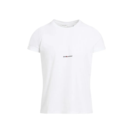 Saint Laurent T-Shirts Crew Neck T-Shirt White