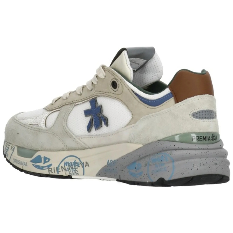 Premiata Sneaker basse Sneakers Beige weiß(Image 3)