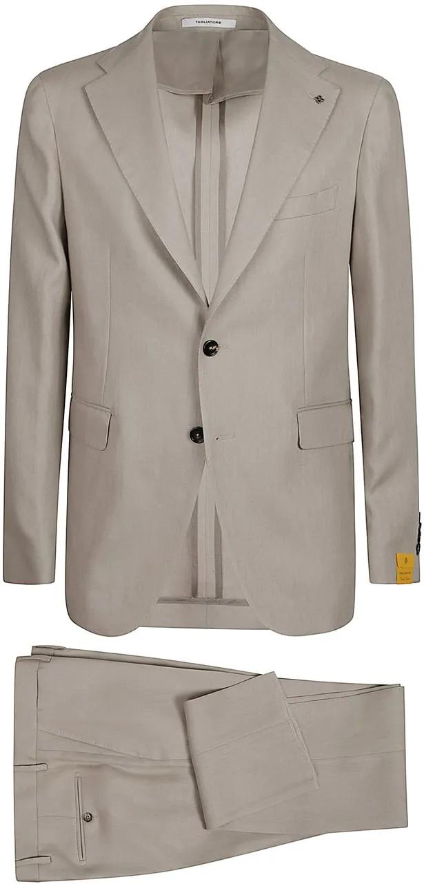 Thumbnail - Tagliatore - Vesuvio Suit Brown - Größe 50 - braun