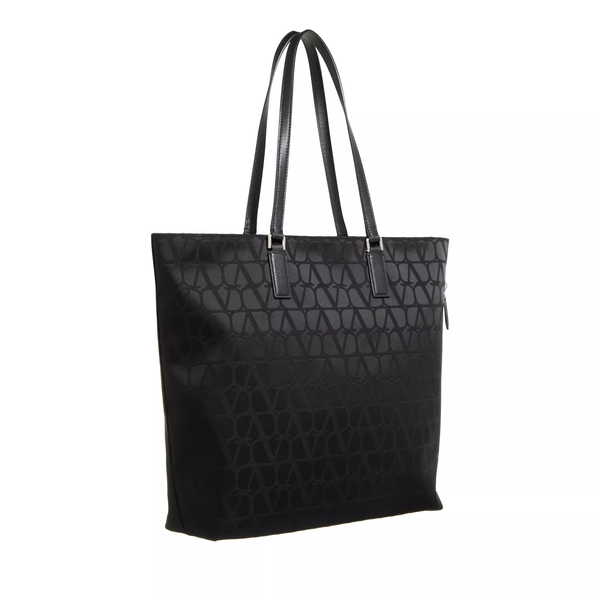 Valentino Garavani Shoppers Tiole Iconographe Tote Bag in zwart