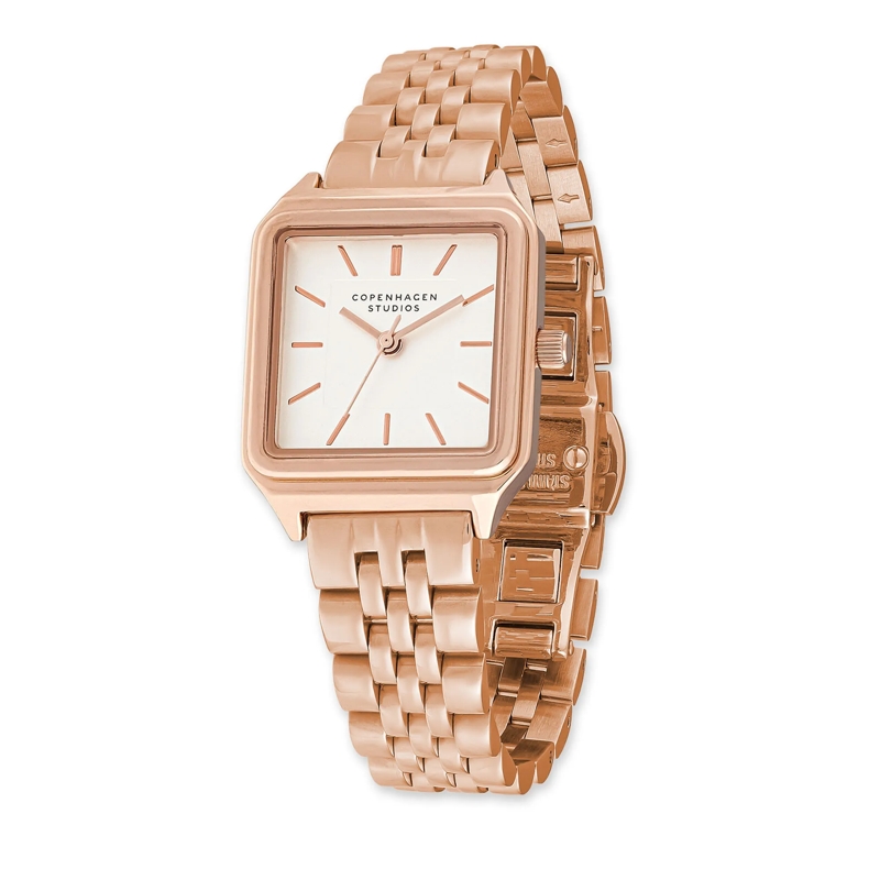 Copenhagen Quarzuhr Edelstahl Vintage Watch rose(Image 3)