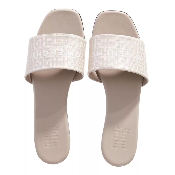 Givenchy flat sandals in coated online canvas