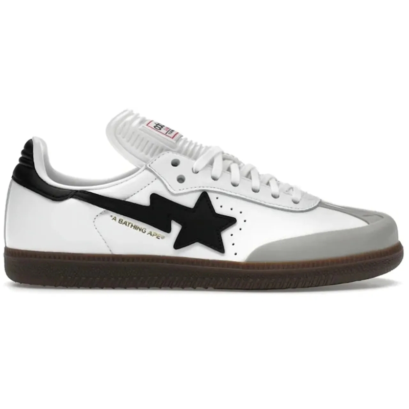 Adidas Low-Top-Sneaker adidas Samba Bape White Black Gum weiß