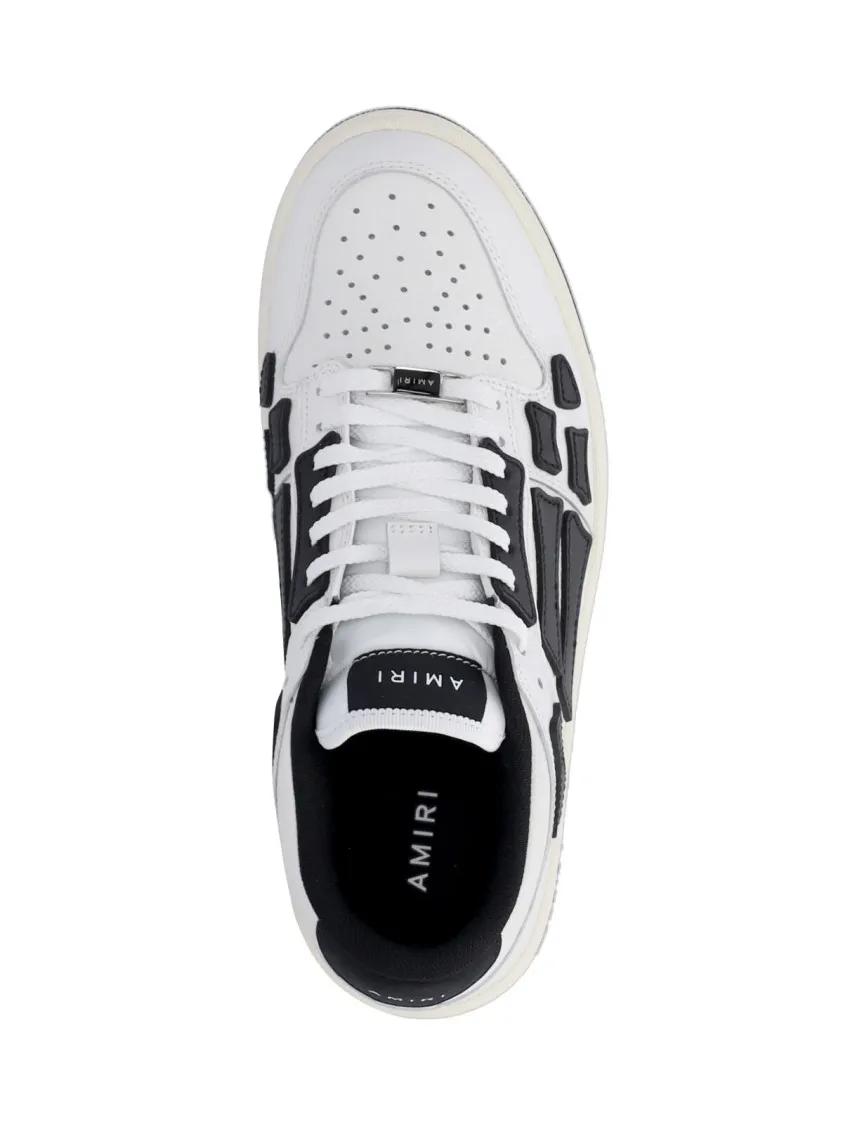 Thumbnail - Amiri Low-Top Sneaker - White Sneakers With Contrasting Overlays - Gr. 41 (EU) - in Weiß - für Damen
