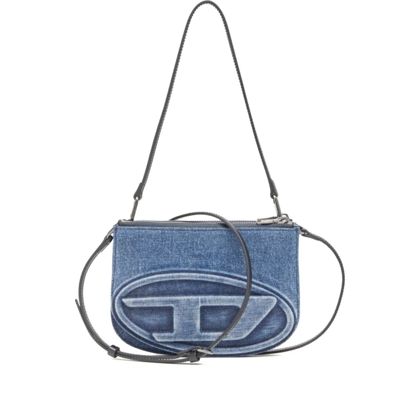 Diesel Sac à bandoulière Compact Denim Shoulder Bag Blue