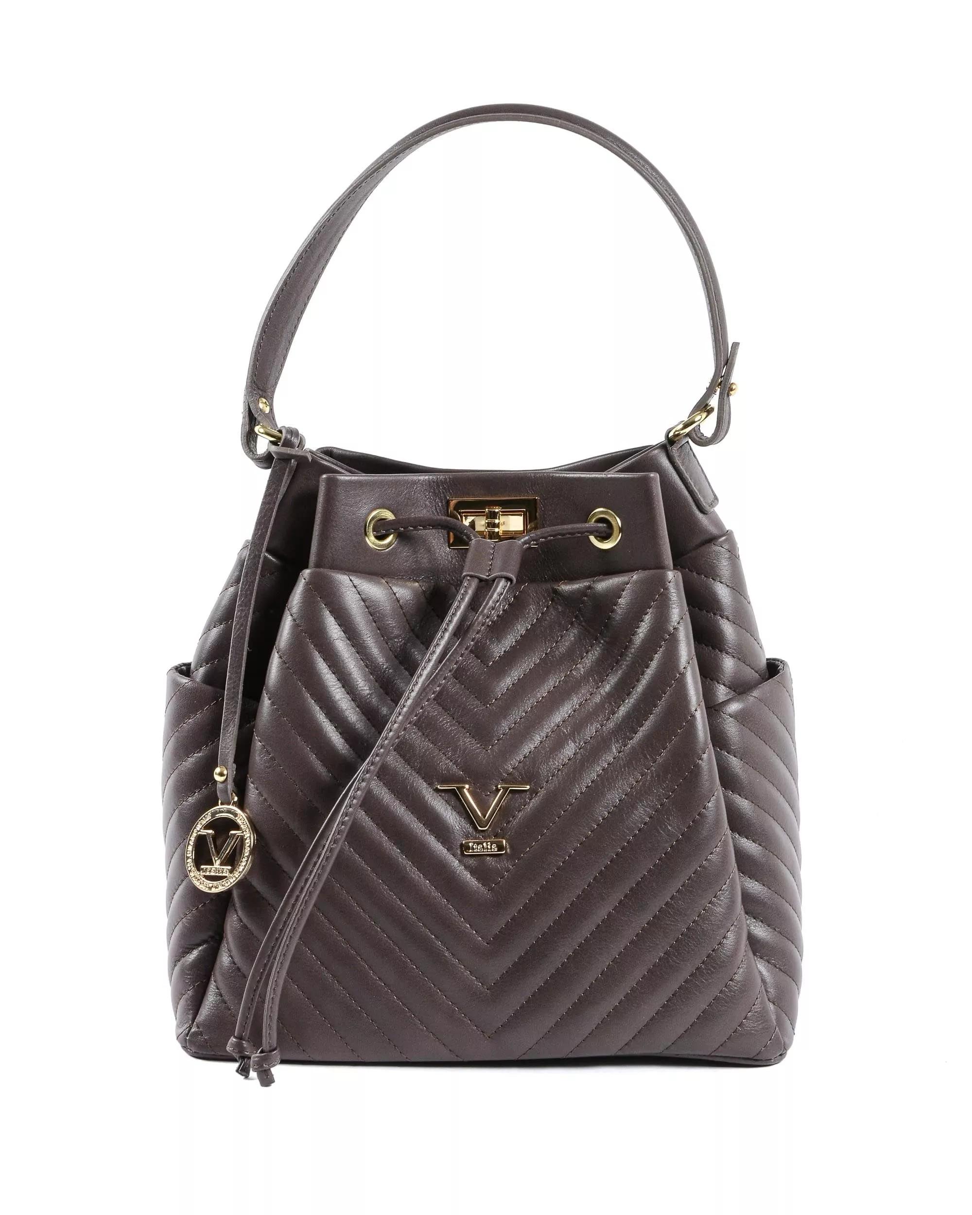 19V69 Italia Crossbody Bags - V Italia Womens Handbag Dark Brown BH10272 52 SAUV - Gr. unisize - in Braun - für Damen