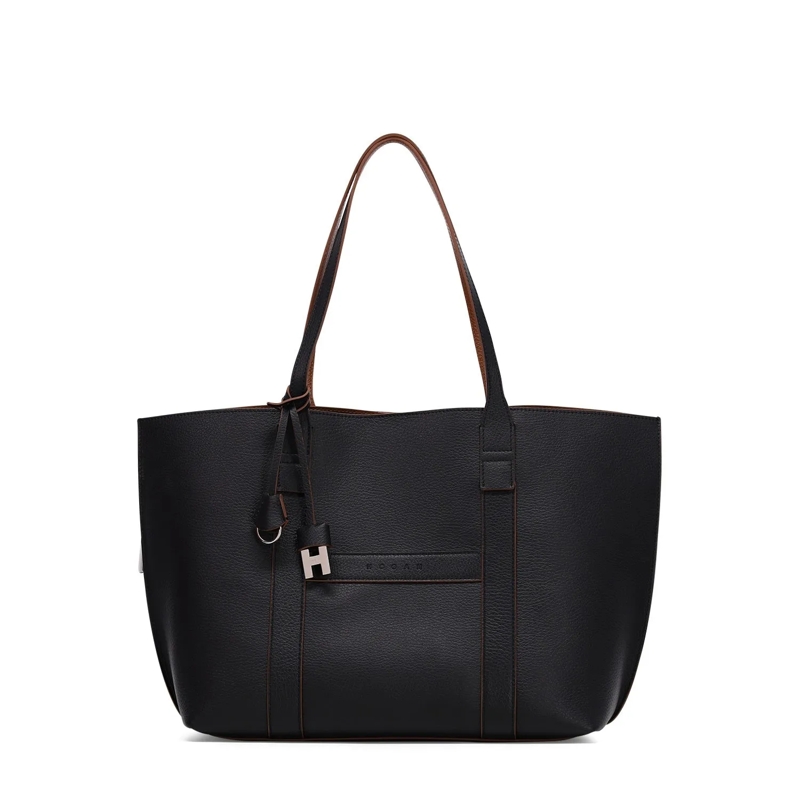 Hogan Sac à bandoulière Schultertasche aus Leder schwarz(Image 7)