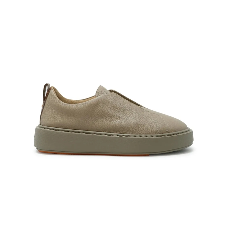 Santoni Sneaker basse Wbcd61323tarkllke68 Sand Leather Sneaker Neutrals