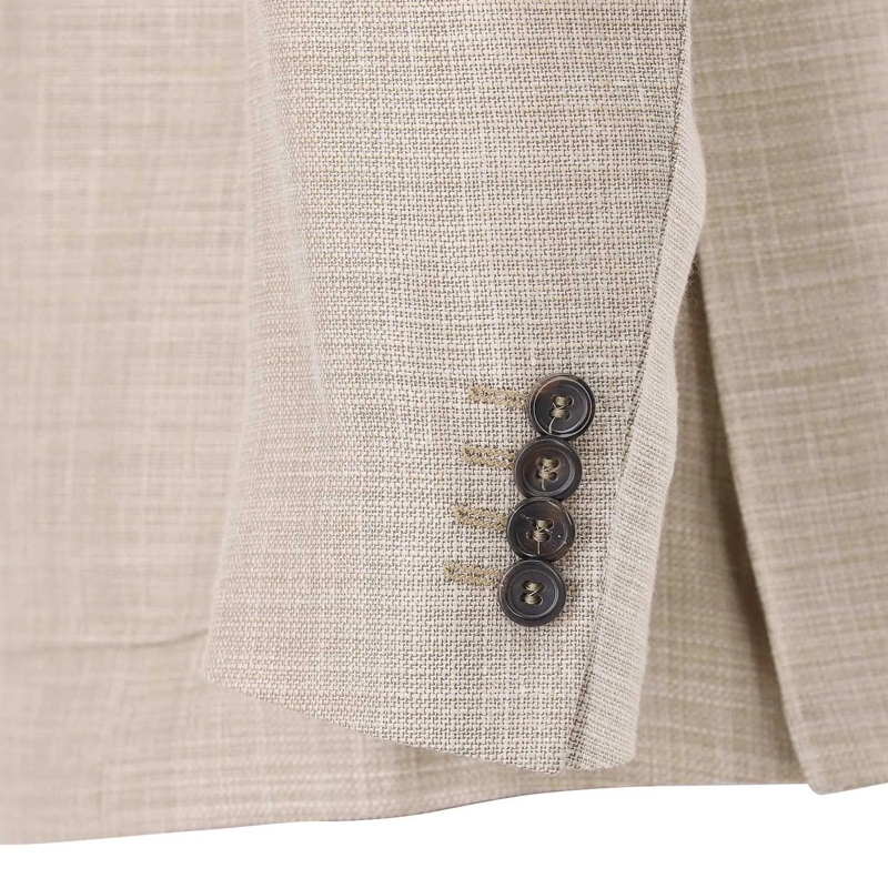 Canali Colbert Sakko Kei aus Wollmix braun(Image 5)