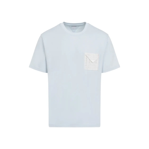 Bottega Veneta T-Shirts Cotton T-Shirt Blue