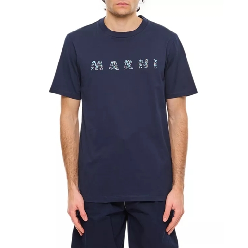 Marni T-Shirts And Polos Black Blue 