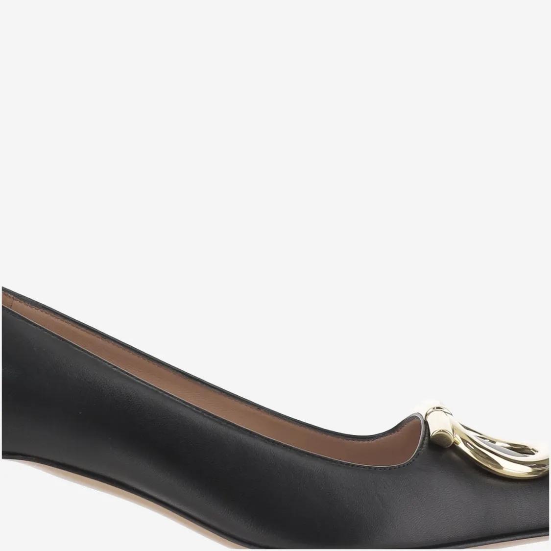 Thumbnail - Salvatore Ferragamo Hohe Schuhe - Gancini Maxi Pumps - Gr. 7 - in Grau - für Damen