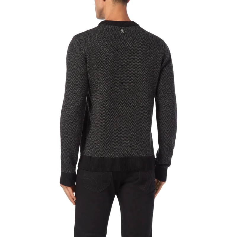 BILLIONAIRE  Rundhalspullover schwarz(Image 2)