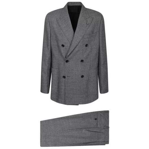 Lardini Wool-Blend Suit Grey 