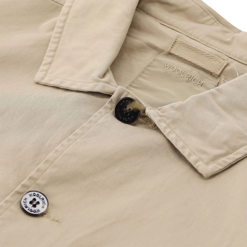 Woolrich Veste de transition Leichte Jacke aus Baumwolltwill grün(Image 7)