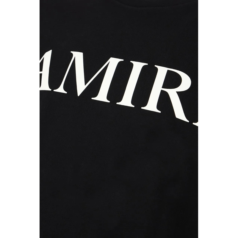 Amiri T-shirt Amiri Black cotton t-shirt schwarz(Image 3)