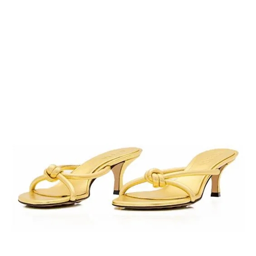 Bottega Veneta Mule Blink Sandal Yellow Sandaler