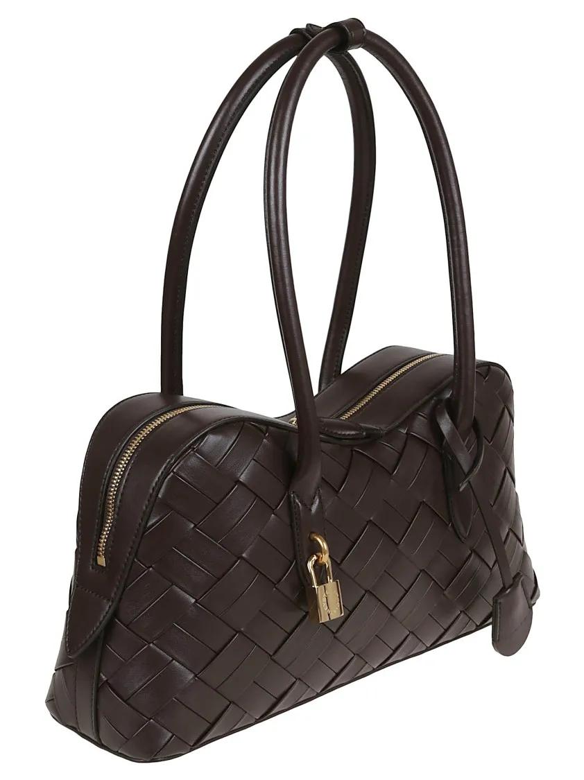 Stella Mccartney Shoppers & Totes Handwoven Brown Tote in bruin