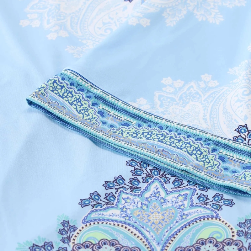 Hale Bob Mini-robe Minikleid mit Paisleymuster blau(Image 4)