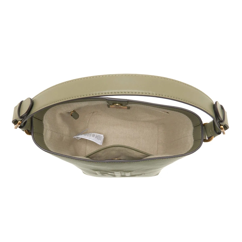 Lauren Ralph Lauren Sac reporter Witley Md Bk Bucket Bag Medium Sage Green(Image 6)