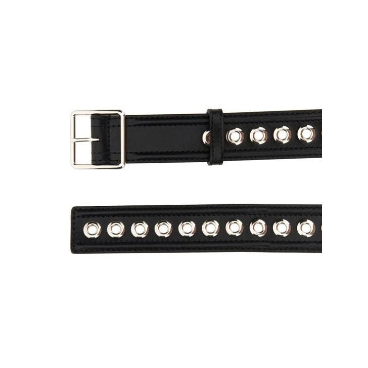 ベルト Alexander Mcqueen Medium Belt With Eyelets Alexander McQueen Medium Belt With Eyelets Black | Gürtel