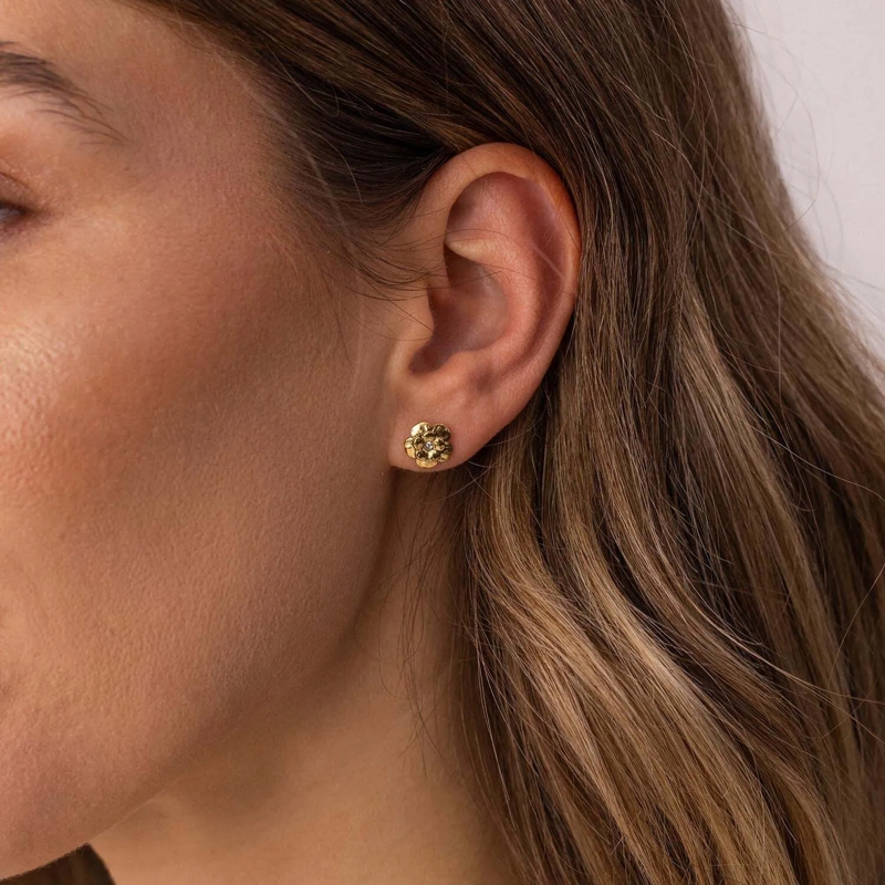 Purelei Ohrstecker Ohrring Set Flower gold(Image 4)