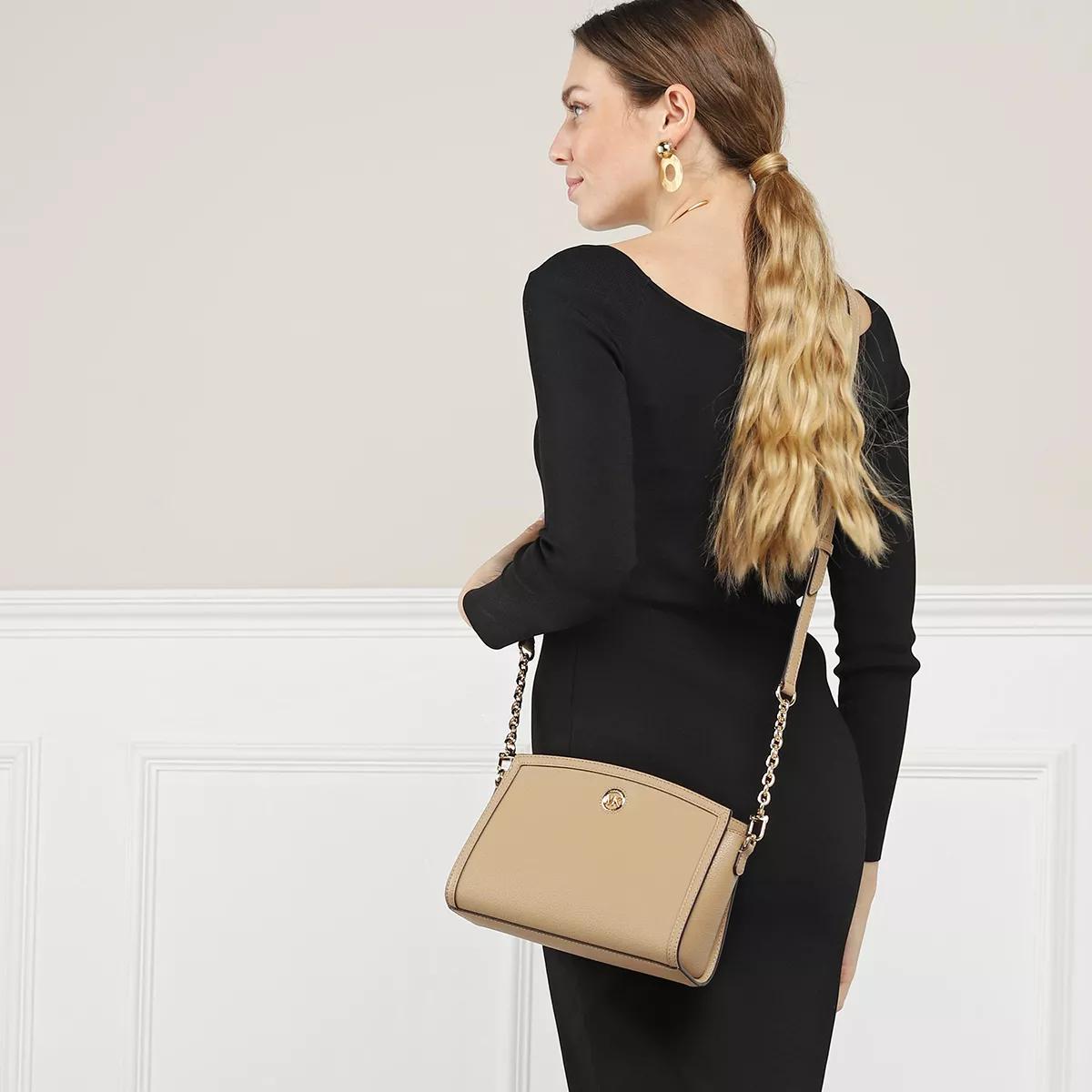 Michael kors camel crossbody hotsell