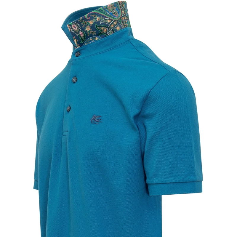 Etro Polo Polo A Maniche Corte blau(Image 3)