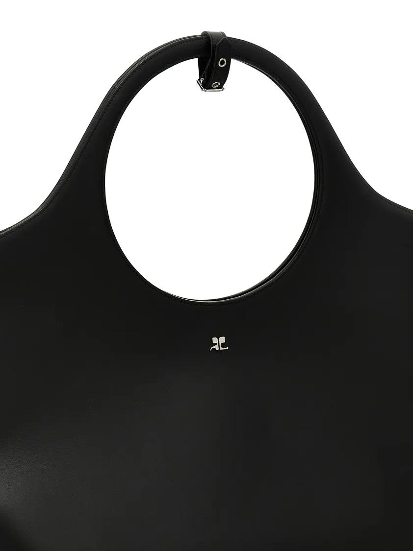 Courrèges Hobo bags 'Maxi Holy' Handbag in zwart