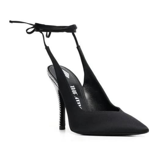 The Attico Pumps & High Heels - Venus 110Mm Tie-Ankle Pumps - Gr. 39,5 (EU) - in Schwarz - für Damen