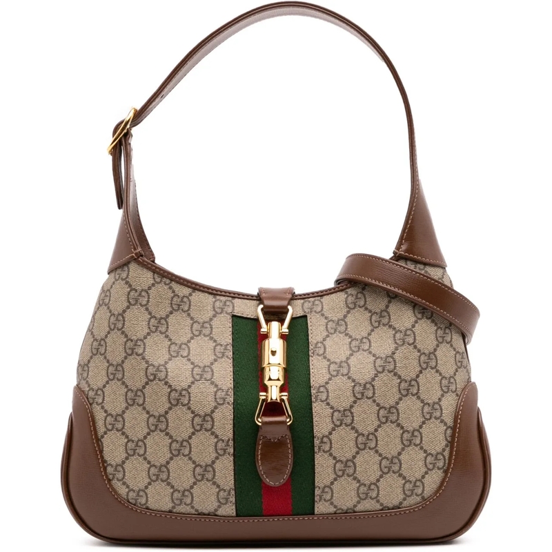 Gucci Sac à bandoulière Small GG Supreme Jackie 1961 Crossbody braun