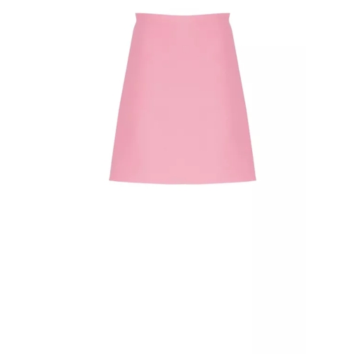 Jil Sander Knitted Mini Skirt Pink 