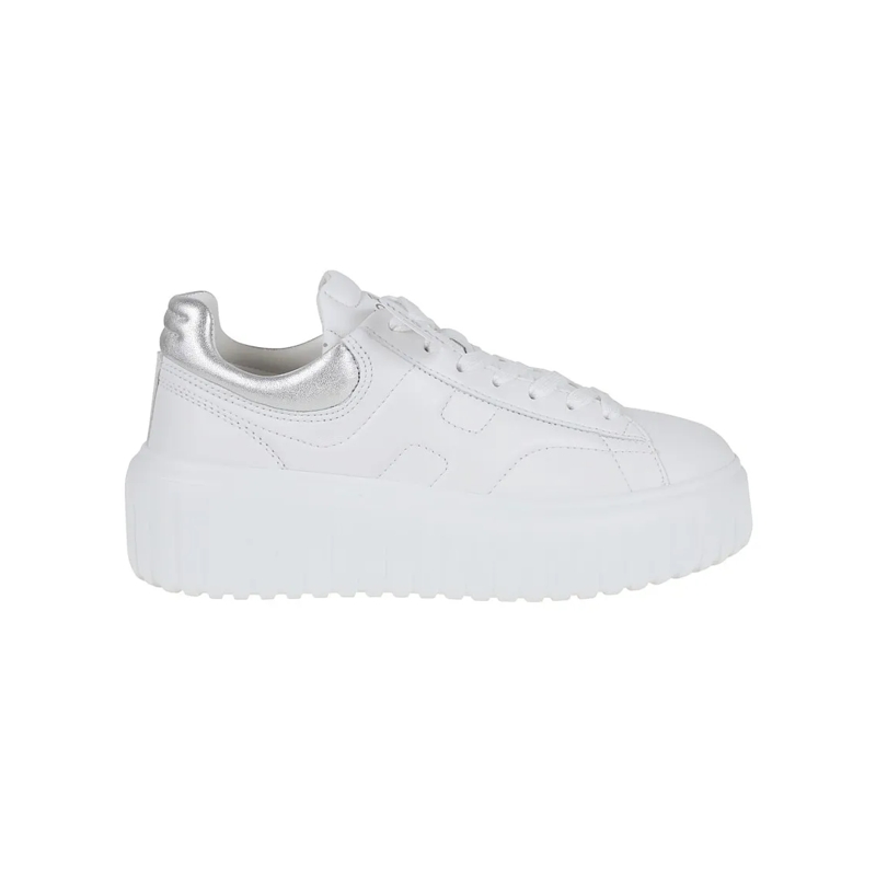 Hogan Lage-top sneaker Nappa Leather H-Stripes Sneakers White