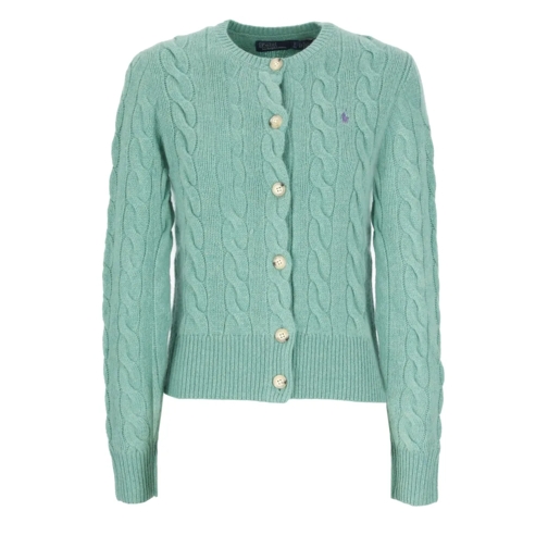 Polo Ralph Lauren Cardigan With Pony Green Cardigan