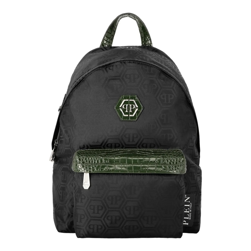 Philipp Plein Rucksack Rucksack Monogram schwarz