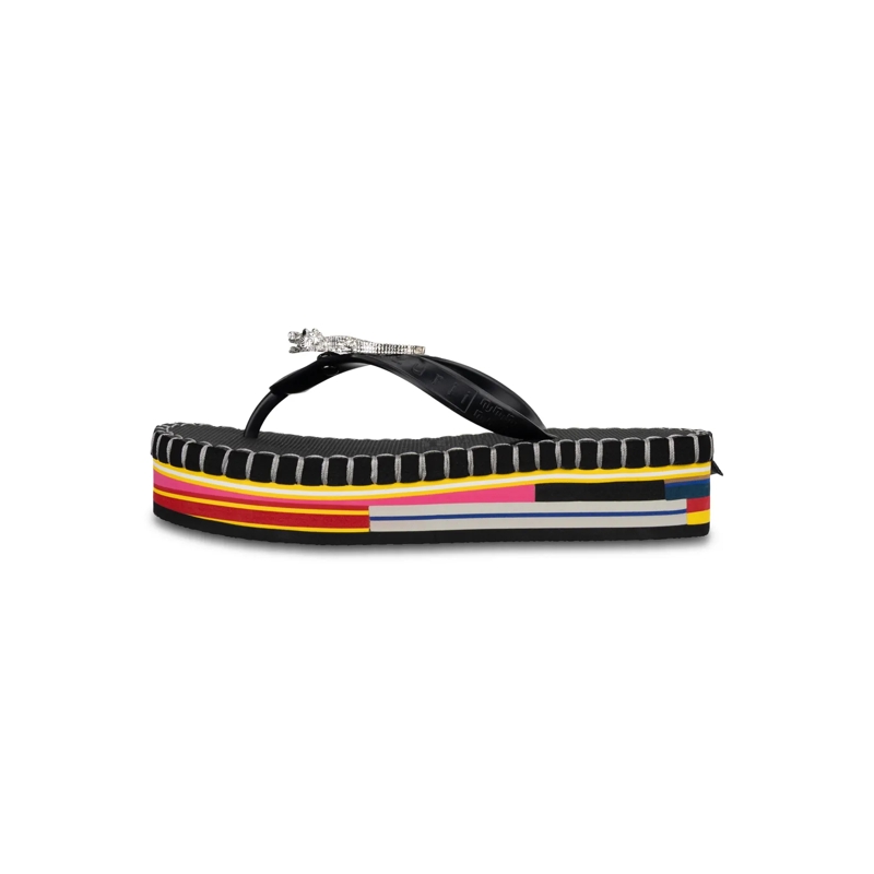 UZURII Flip Flops flip flop Crocodile Colorful Black schwarz(Image 18)