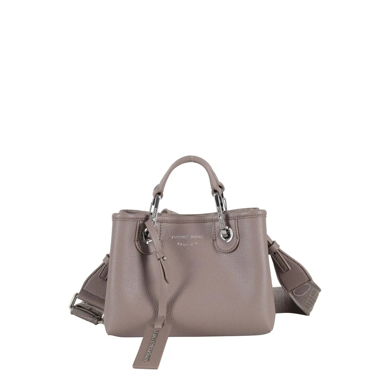 Emporio Armani Tote Mini Taupe Shopping Bag Grey