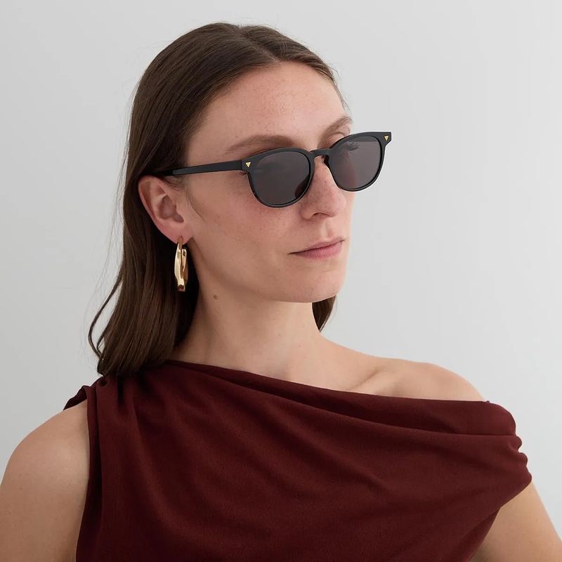 Bottega Veneta Sonnenbrille BV1253S-001 Black-Black-Grey(Image 2)