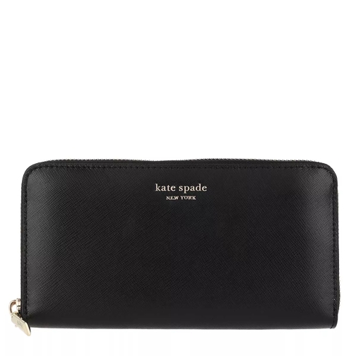 Kate Spade New York Spencer Zip Around Continental Wallet Black Continental Wallet-plånbok