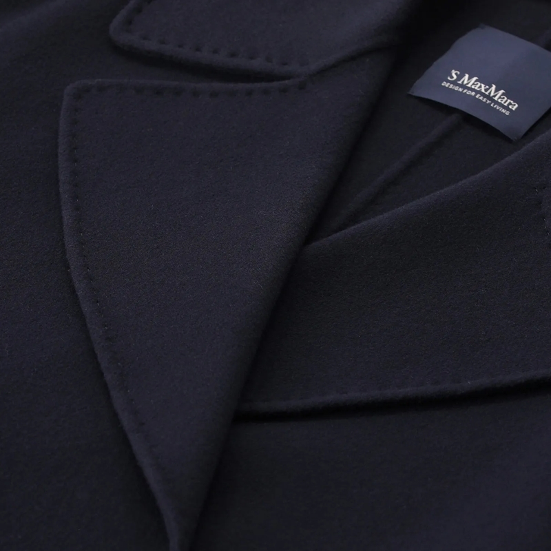 S Max Mara Übergangsmantel Cabanjacke Adele aus Schurwolle blau(Image 3)