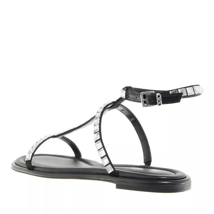 Cheap black sandals on sale flat