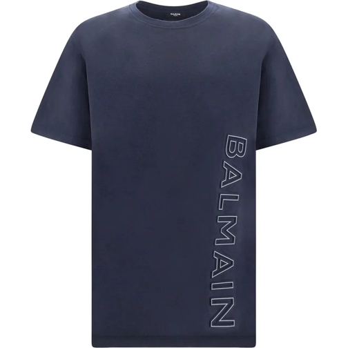 Balmain T-shirts Balmain Reflect Cotton T-Shirt blau