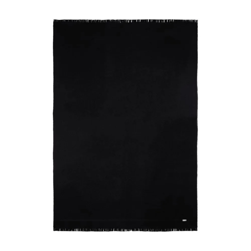Ann Demeulemeester Écharpe légère Fabio Scarf In Black Wool Mix Black