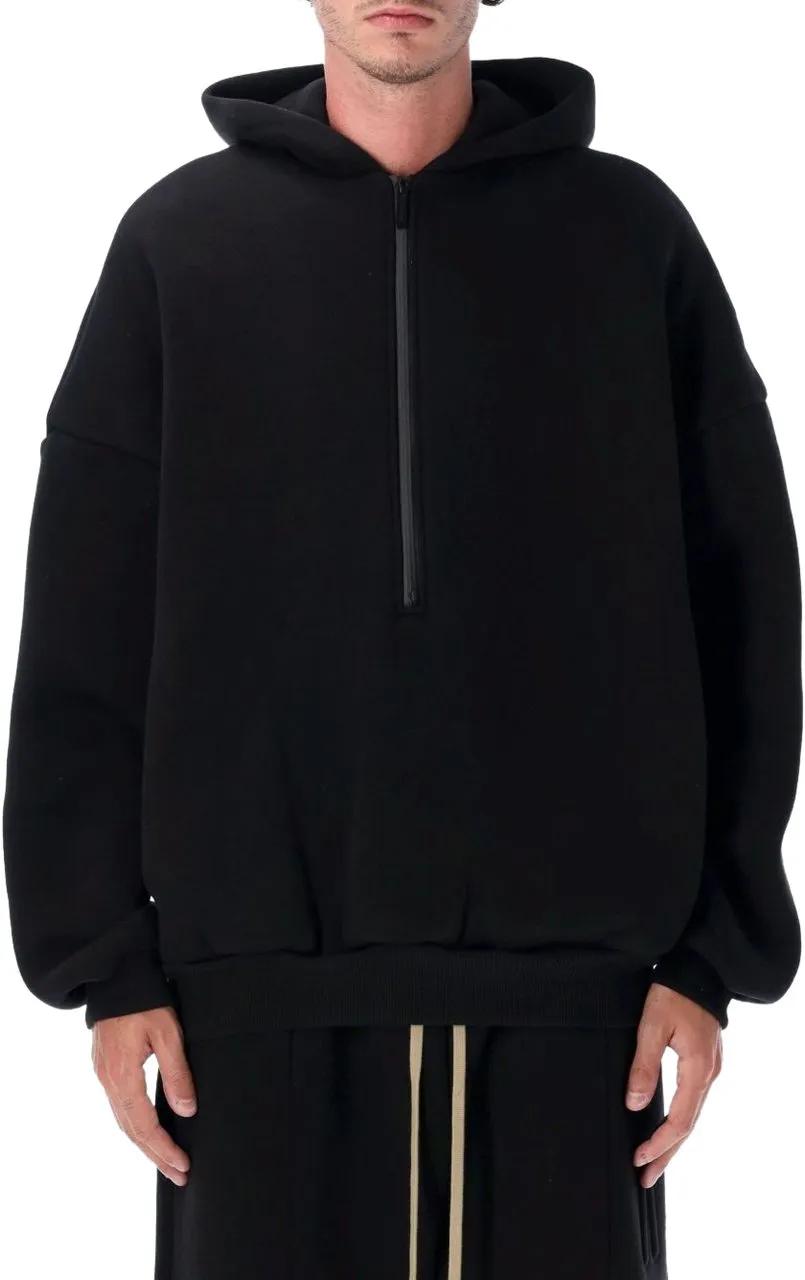 FEAR OF GOD - Athletic Halfzip Hoodie Nero - Größe M - schwarz
