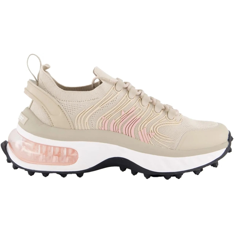 Dsquared2 Sneaker basse Dames Bubble Sneaker Beige/Roze beige